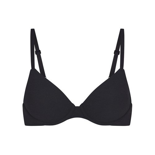 SKIMS Fits Everybody T-shirt Bra Onyx | OW4106395
