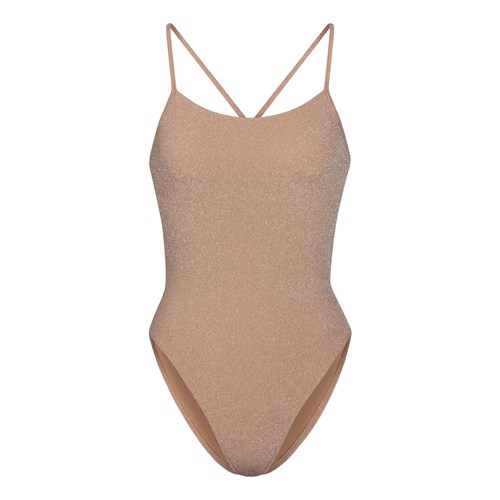 SKIMS Glitter Swim One Piece Sienna | ZP5610289