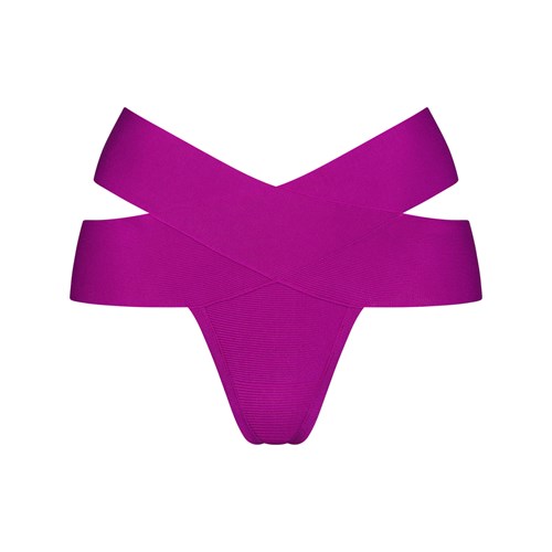 SKIMS Knit Beachwear Remienkové Bottom Lollipop | OK1906245