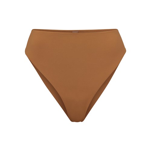 SKIMS Swim Stredne Pásom Bottoms Almond | ID2806947